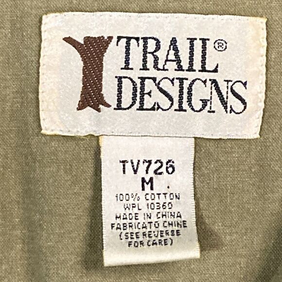Trail Designs Vest Mens L Brown Tactical Hunting Fishing Shooting Cargo Utility - Picture 3 of 8